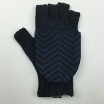 Lucky Brand Exploded Geo Gloves Winter Fingerless Mittens Blue One Size - £15.97 GBP