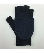Lucky Brand Exploded Geo Gloves Winter Fingerless Mittens Blue One Size - £15.84 GBP