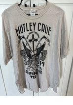 Motley Crue 2014 Final Tour T Shirt All Bad Things Must Come to an End Small - £11.84 GBP