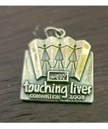 Stampin&#39; Up! Convention 2003 Touching Lives Sterling Silver Charm - $8.06