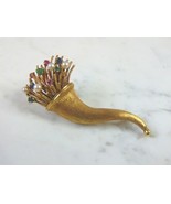 Women Vintage Estate 18k Gold Brooch 19.9g E801 - $61,154.57 MXN