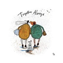 Sam Toft (Together Always Printed Canvas 30 x 30 cm  - $38.00