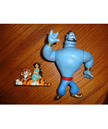 DISNEYS ALADIN PRINCESS JASMINE GENIE TOYS FIGURES VINTAGE MATTEL 1992 - £6.25 GBP