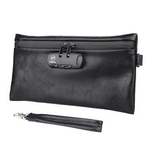 Gebwolf Coin Purse Wallet Smoking Storage Bag with Combination Lock Carbon Lined - £56.35 GBP