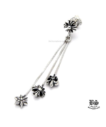 Blvck Chrome mm6 Dangle Earrings CH Hearts Jojo Dutch Paris Designer Noa... - $13.06+