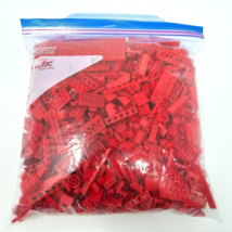 Lego Color Sorted Lot Red 1 lb 10.3 oz Assorted Pieces Bricks - £19.53 GBP