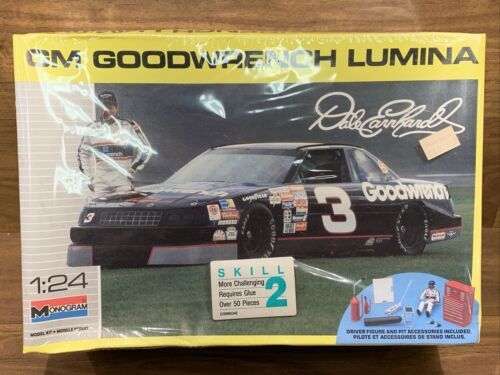 Monogram 1/24 Dale Earnhardt GM Goodwrench Lumina - kit #2927 NOS Factory Sealed Monogram 1/24 Dale Earnhardt GM Goodwrench Lumina - kit #2927 NOS Factory Sealed