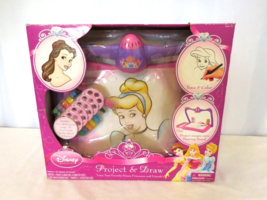 Disney Princess Cinderella Project &amp; Draw Trace Color Vintage Toy Play New Rare - £14.80 GBP