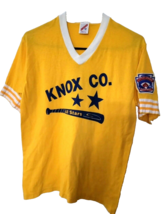 Vintage 80s Single Stitch Jerzees Knox All Stars M Little League Baseball Shirt - £22.74 GBP