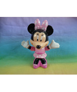 Disney Minnie Mouse Plastic Figure Pink Dress - as is - £2.29 GBP