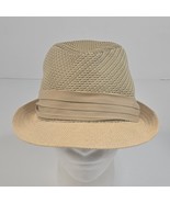 Kenny K Beige Women&#39;s Large Fedora Hat Cap Classy Comfort - $313.17 MXN