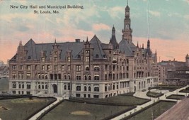 City Hall Municipal Building St. Louis Missouri MO 1914 Augusta Postcard C40 - £2.36 GBP
