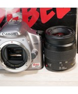 Canon EOS Rebel XSi 12.2MP Silver DSLR w/ 35-80mm IS Lens 10K Clicks W BOX! - €91,99 EUR