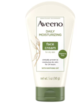Aveeno Daily Moisturizing Face Cream For Dry Skin, Non-Gmo Oat 5.0oz - £40.01 GBP