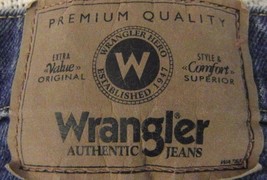 Mens Wrangler Premium Comfort Regular Fit Blue J EAN S 48 X 30 Stretchy Waist Band - £37.98 GBP