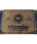 MENS WRANGLER PREMIUM COMFORT REGULAR FIT BLUE JEANS 48 X 30 STRETCHY WA... - $46.43