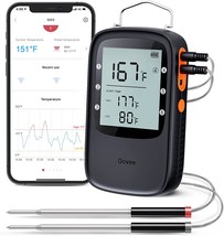 Govee Bluetooth Meat Thermometer, Wireless Meat Thermometer For Smoker Oven, - £31.15 GBP
