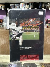 Ken Griffey Jr Major League Baseball (SNES 1994) Super Nintendo Manual ONLY - $8.91