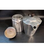 1960 Albertini Superespresso Dolce Caffè Mocha Pot 6 Tazze Alluminio Italia - $95.64 CAD