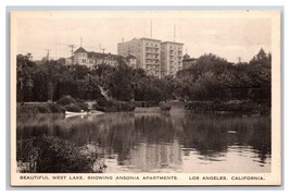 Ansonia Apartments West Lake Los Angeles California CA UNP WB Postcard V24 - £5.37 GBP