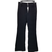 Pilcro Jeans Womens The Icon Black Wide Leg Flare Jeans Stretch Pockets ... - £48.16 GBP