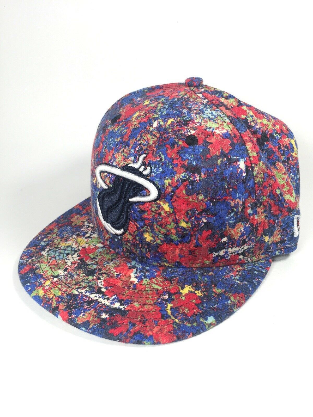 Miami Heat Liberty London NBA New Era 59Fifty - Floral SIZE 7 1/4 Fitted Cap Hat - $17.87