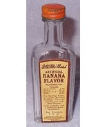 Vintage Furst  McNess Banana Flavor 2 Fl Oz Bottle Freeport Illinois - $188.96 MXN