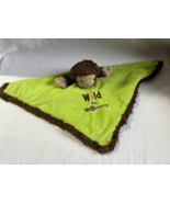 Okie Dokie &quot;Wild for Mommy&quot; Monkey Baby Security Lovey Blanket w/Rattle ... - £12.38 GBP
