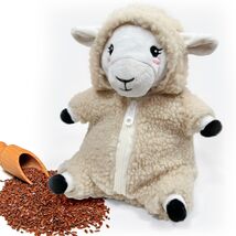 Microwave Heating Pad Microwavable Lamb Neck Shoulder Body Cramps Pain R... - $33.27