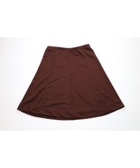 Vintage 70s Streetwear Womens 16 Distressed Blank Knit Skirt Brown Polye... - $649.01 MXN