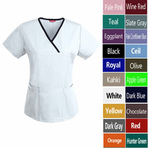 Women&#39;s Scrub / Nursing Uniforms/ Medical Scrubs Top - £15.73 GBP