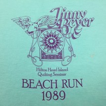Vintage Women&#39;s Jinny Beyer T-shirt 1989 Hilton Head Quilting Single Stitch XL - £55.78 GBP