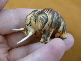 (tb-ele-27) African Elephant Tagua NUT palm figurine Bali carving safari zoo - £37.00 GBP