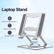 Adjustable 360° Rotating Aluminum Laptop Stand - £54.47 GBP