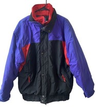 Green Mountain Mens Large Vintage Colorful Parachute Material Ski Jacket Nylon - £35.57 GBP