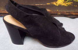 New Women’s Deflex Comfort Black High Heels Shoe Size 7.5 Ankle Strap - £7.90 GBP