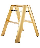 Hasegawa Ladders Lucano Step Stool Premium Edition 2 Step Gold - $248.90 CAD