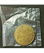 Vintage Rare Budweiser Beer Millennium Bronze Token Coin Medallion NIP - £23.90 GBP