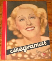CINEGRAMAS #71 1936 Grace Moore Marlene Dietrich Myrna Loy spanish magazine cine - £6.85 GBP