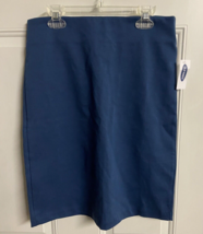 Old Navy  Pencil Skirt Womens  Size XS Blue  Knit Pull On - £11.11 GBP