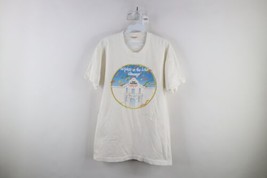 Vtg 80s Mens Large Spell Out San Antonio Rejoice In the Lord Always T-Shirt USA - £27.55 GBP