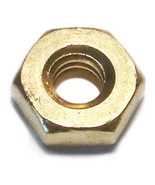 #12-24 Brass Coarse Thread Hex Machine Screw Nuts MSNB-064 - £8.64 GBP