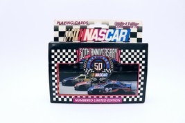 ORIGINAL Vintage 1998 50th Anniversary NASCAR Playing Cards in Ltd Edition Tin - £15.81 GBP