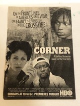 The Corner HBO Tv Guide Print Ad Charles S Dutton TPA17 - £4.66 GBP