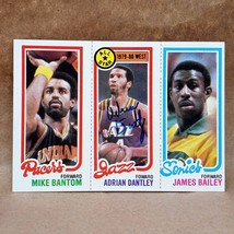 1980-1981 Topps #6 Adrian Dantley SIGNED Autographed Utah Jazz NBA Card - £7.95 GBP
