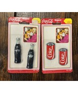 Vintage 1985 Coca-Cola Bottle Fridge Magnets- Unopened NEW SEALED Free Shipping - $24.70