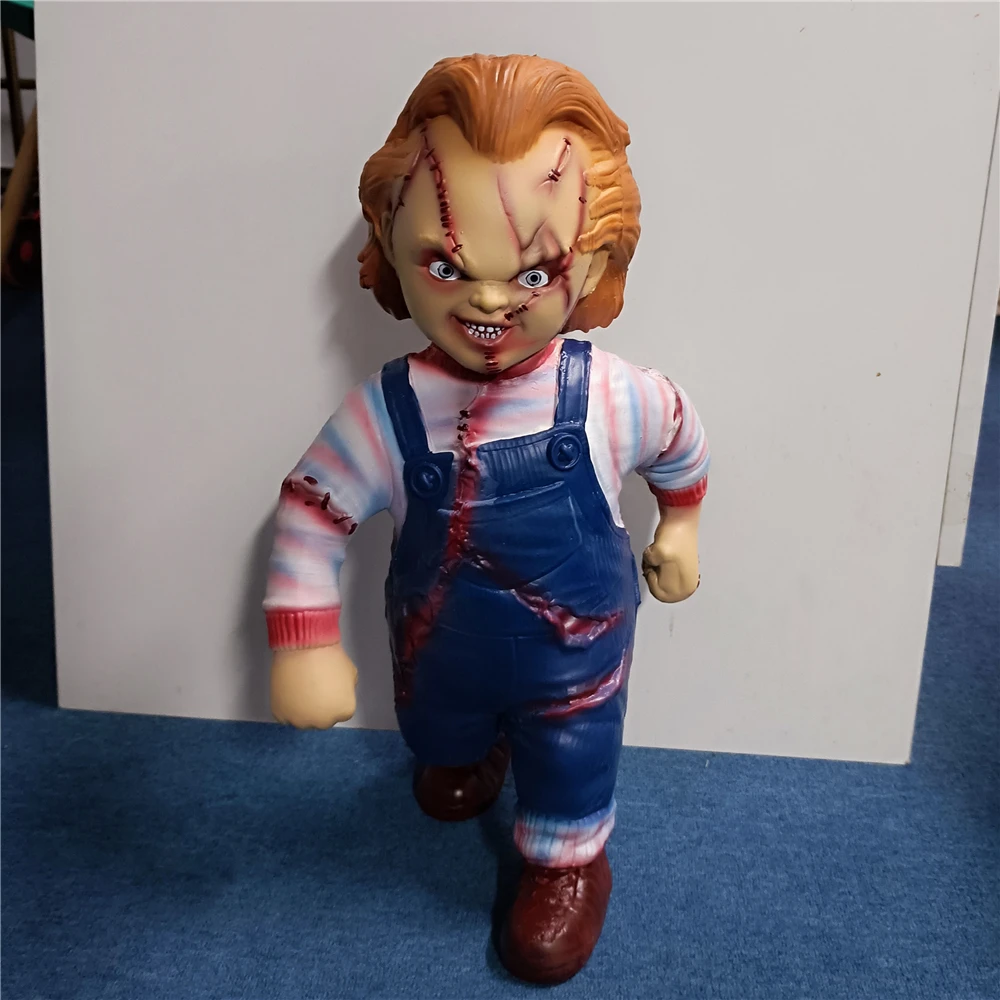 Riginal seed of chucky 1 1 stand statue horror collection doll figure child s play good thumb200