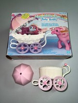 Vintage 1989 Hasbro My Little Pony Baby Buggy w/ Box - INCOMPLETE - £31.37 GBP