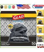 Heavy Load 30 Gallon Drawstring Trash Bags with ForceFlex Technology - 5... - $37.05 CAD