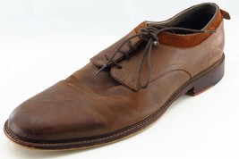 Aston Grey Shoes Size 10 M Brown Derby Oxfords Leather Men - £31.37 GBP